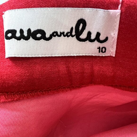 Ava & Lu Red Skirt - Picture 2 of 6